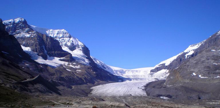 The ever smaller Athabasca Glacier