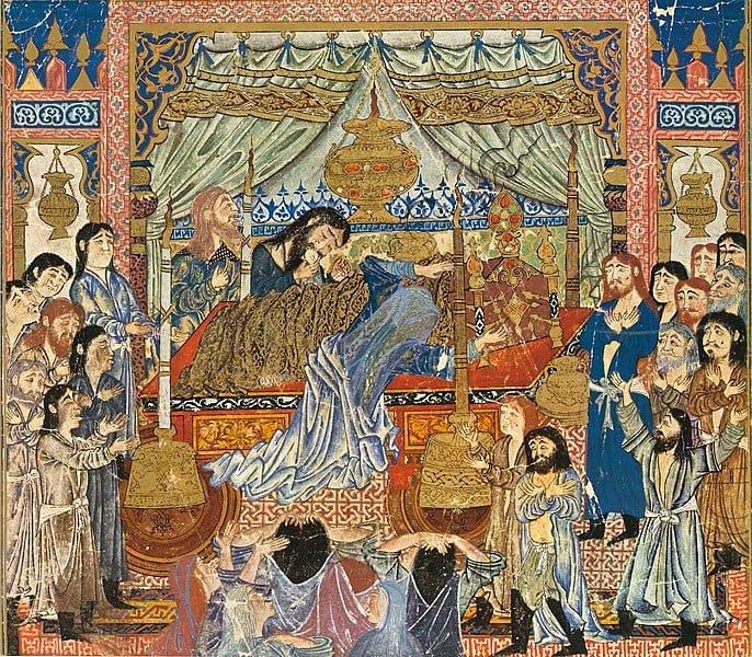 Shahnameh, death fo Iskander