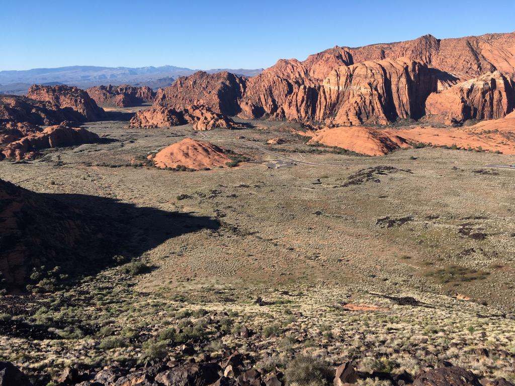 Aerial Snow Canyon