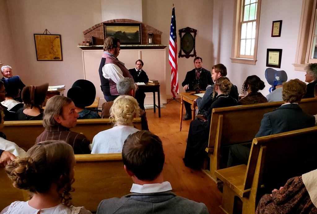 James Jordan in the courtroom