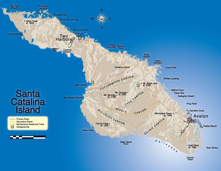 Catalina map