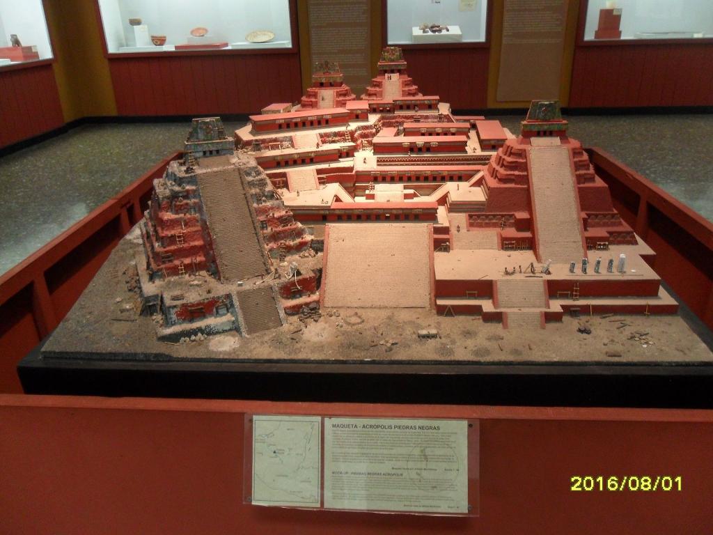 Model of ancient Piedras Negras