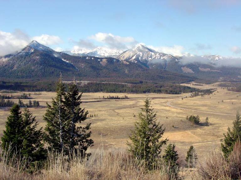 Galena Summit, near Sun Valley (Wikimedia Commons public domain image)