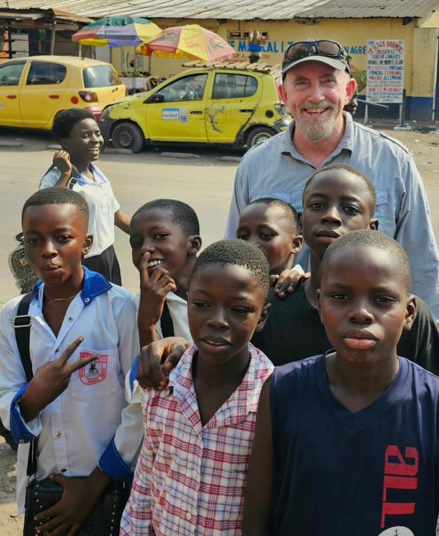 On the street in Congo