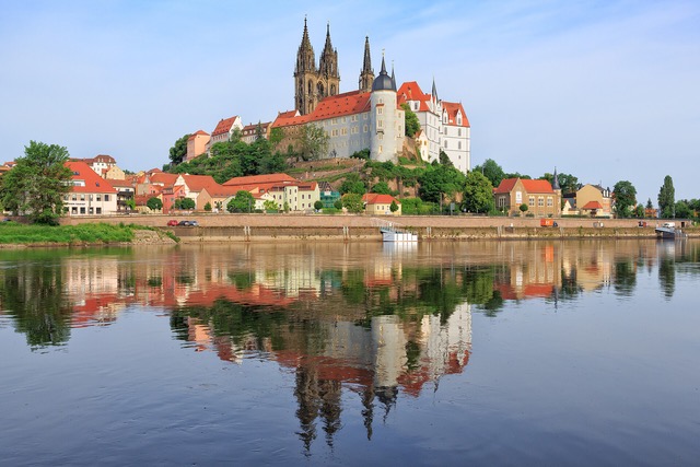 The Elbe at Meissen sdkfslkdjlskjlsk