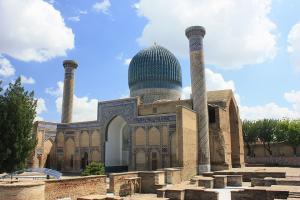 Timur's burial place sdfkmslkflsk