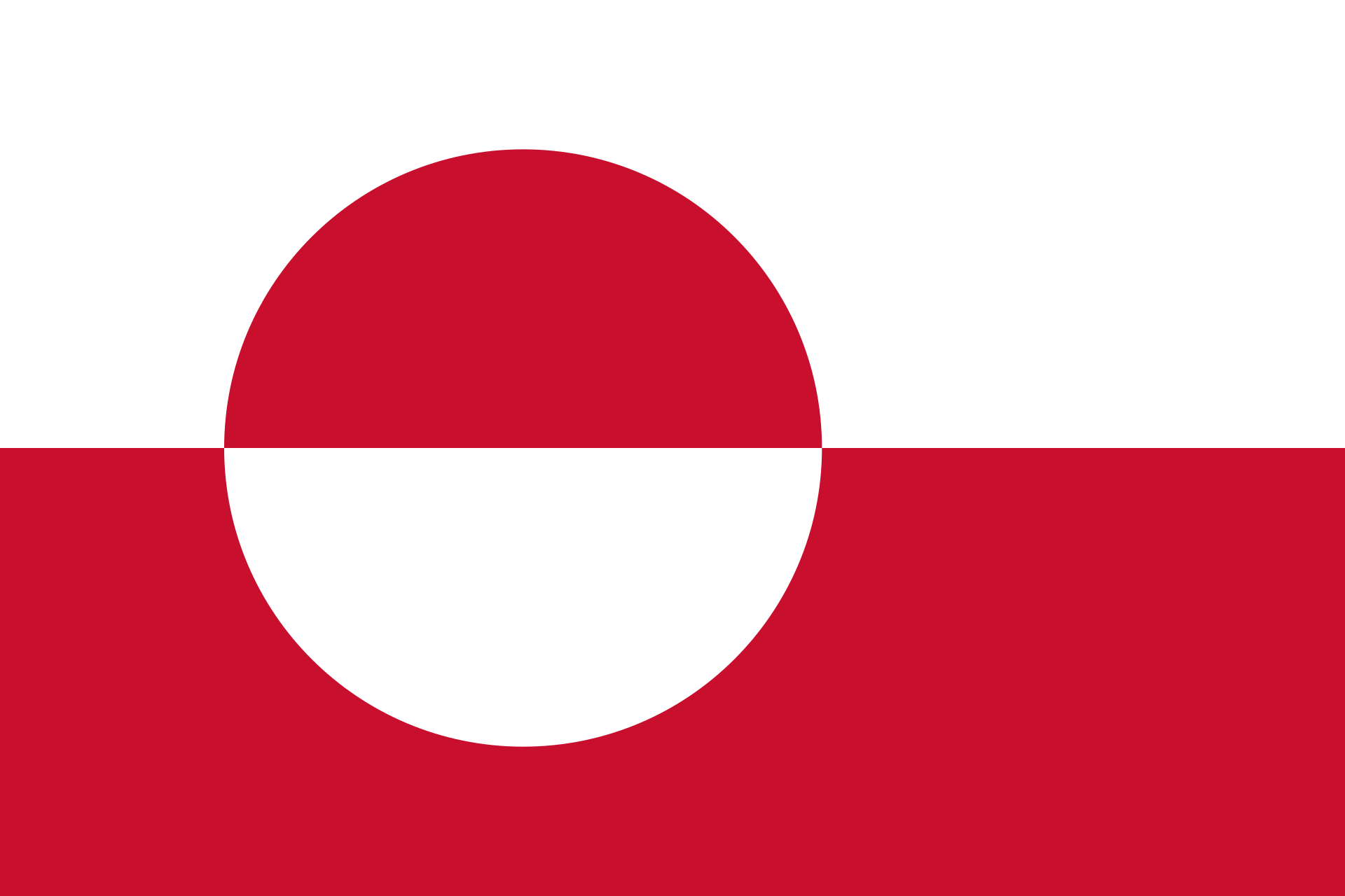 It flies over Nuuk, for one thing