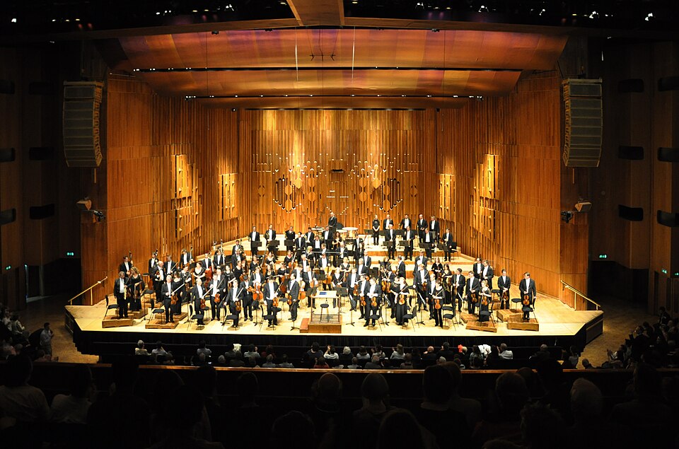 Barbican Hall, about to ring with musick