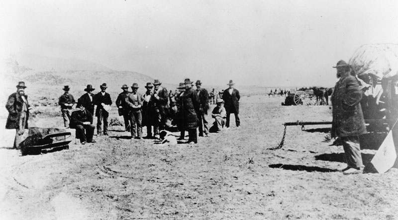 John D. Lee, moments before his death