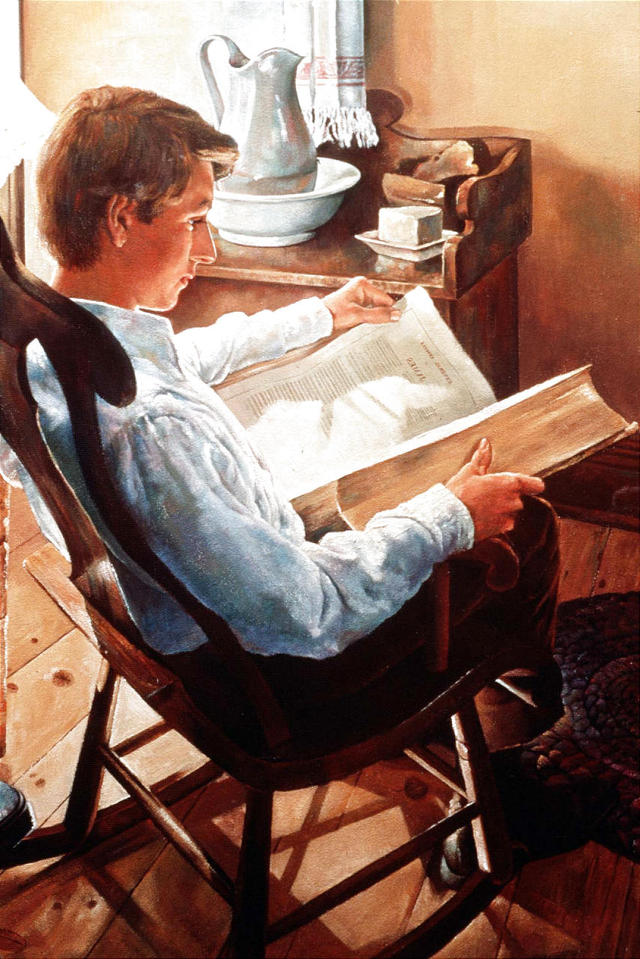 Joseph Smith and his family's Bible pokpkpok