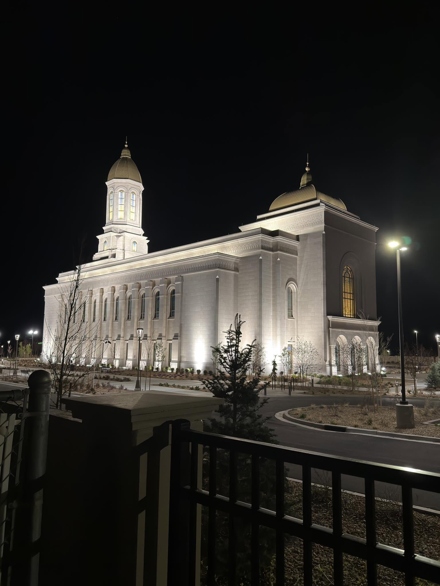 Nighttime view of Ephraim Utah