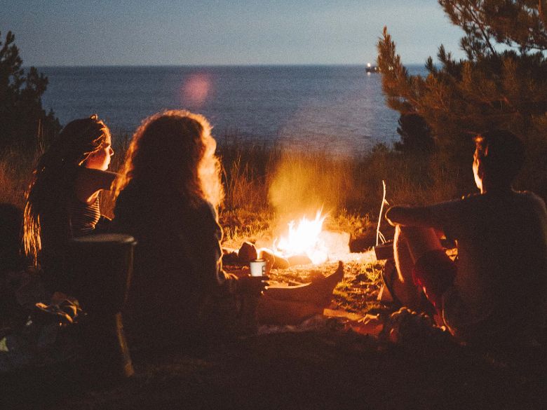 Mystical campfire
