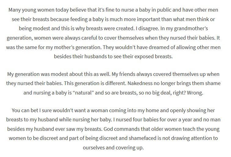 Mom Is Slut-Shamed for Breastfeeding in Public Because She's Busty but It's  Not Sexual