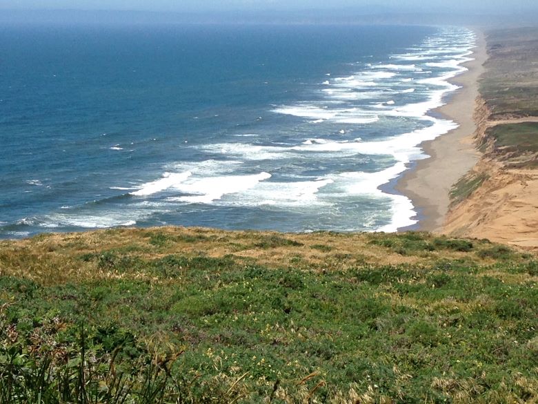 The Pacific Ocean at Point Reyes National Park, CA