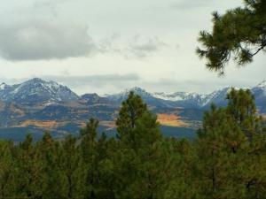 Fall colors on the San Juan Mountains
