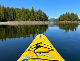 Sea Kayaking through Juneau, Alaska