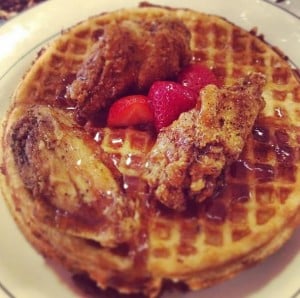 Halal Chicken & Waffles from New Africa Kitchen in Oakland, CA