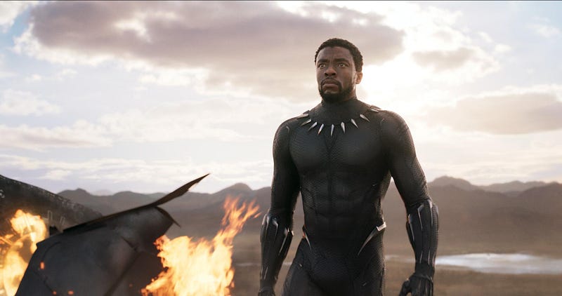 Cadwick Boseman as King TChalla