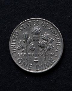 US dime back