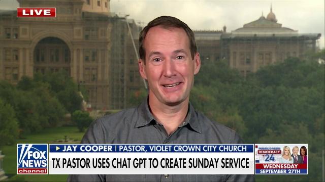 Jay Cooper used ChatGPT to make an entire church service