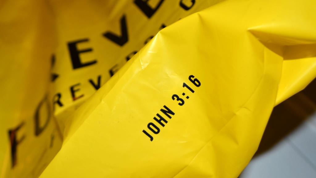 The bottom of Forever 21 bags may surprise you by witnessing for Jesus