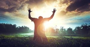 Praising God in a pasture