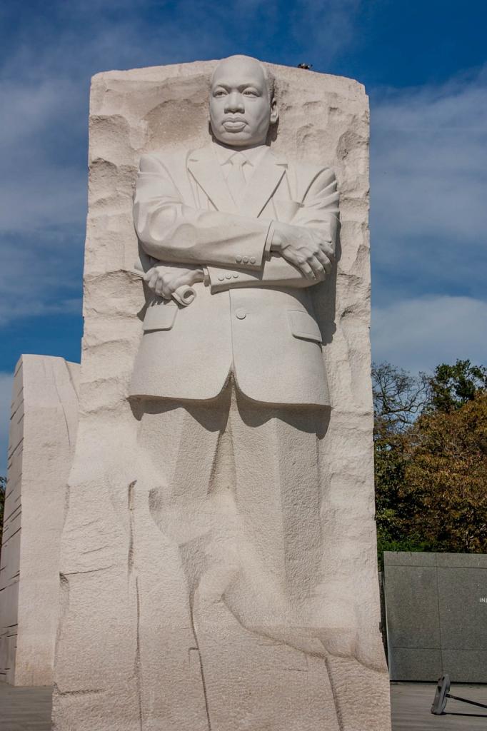 The Martin Luther King memorial in Washington D.C.