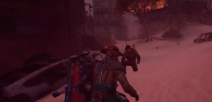 Screengrab from Christian Vision, gaming evangelists, showing an actual gamer avatar kneeling for prayer
