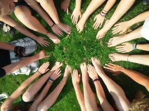 Friends Hold Each Other Up