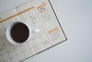 goal planning calendar for November