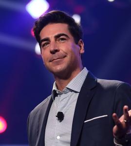 Jesse Watters speaking with attendees at the 2021 AmericaFest at the Phoenix Convention Center in Phoenix, Arizona.