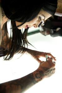 Kat Von D is one of the first celebrity tattoo artists.
