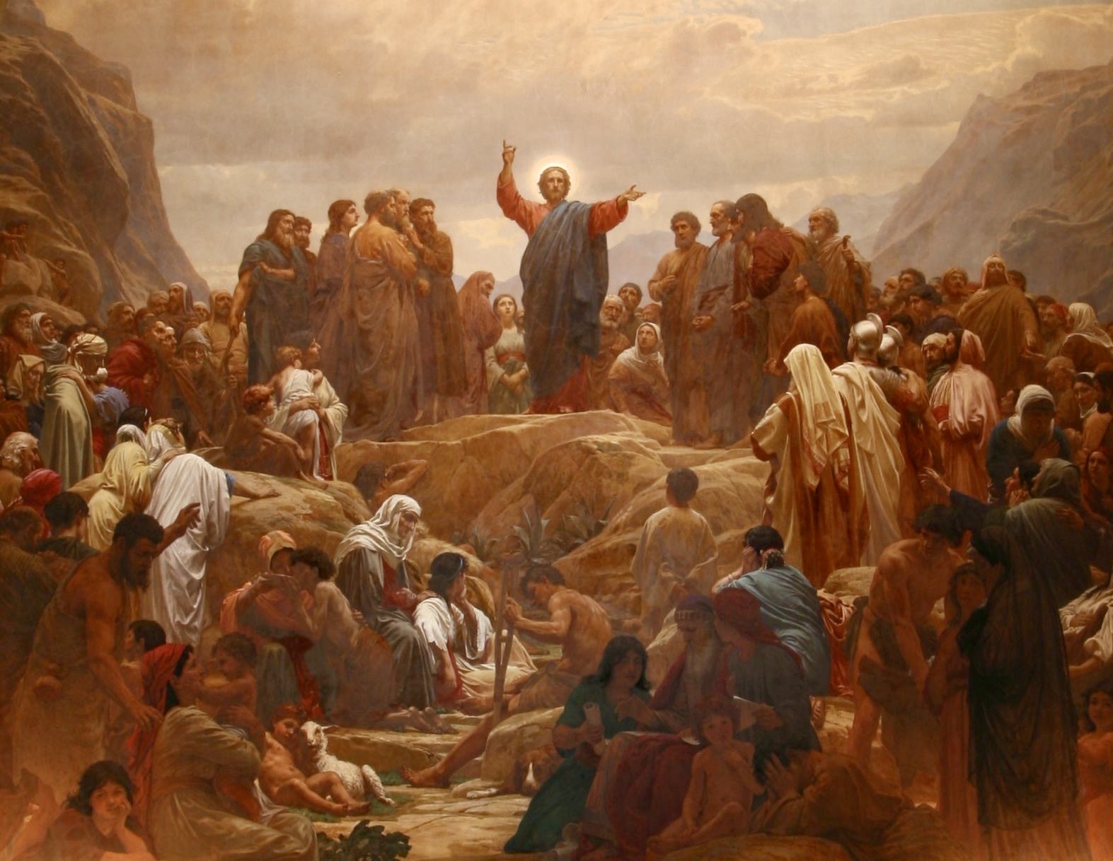 Sermon on the Mount by Henrik Olrik. 