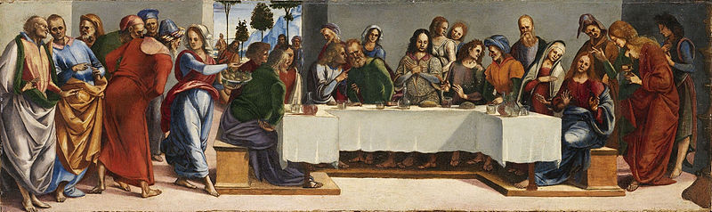 Christ in the House of Simon the Pharisee by Luca Signorelli. Image courtesy of the National Gallery of Ireland via Wikimedia Commons. 