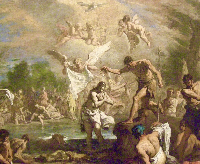 The Baptism of Christ by Sebastino Ricci, circa 1713–14. 