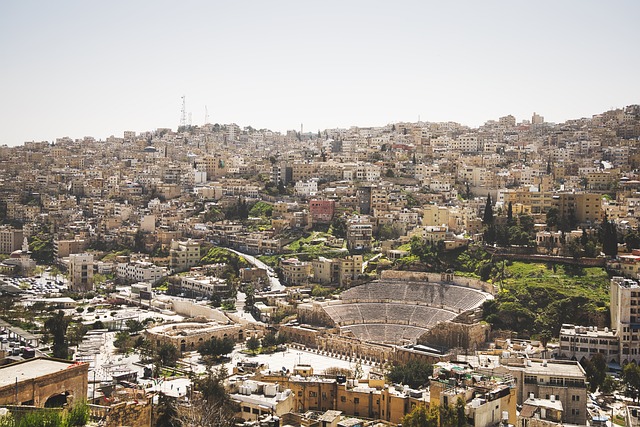 View of the city of Amman, Jordan