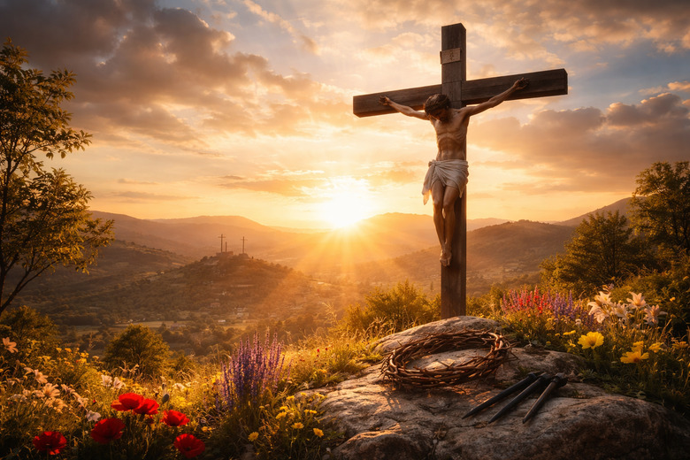 Good Friday Love Opens Heaven / Image courtesy of Eternal Truth Bible College