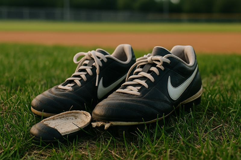 When the Sole Comes Off and the Soul Comes Undone. Image created by Jeff McLain in ChatGPT.