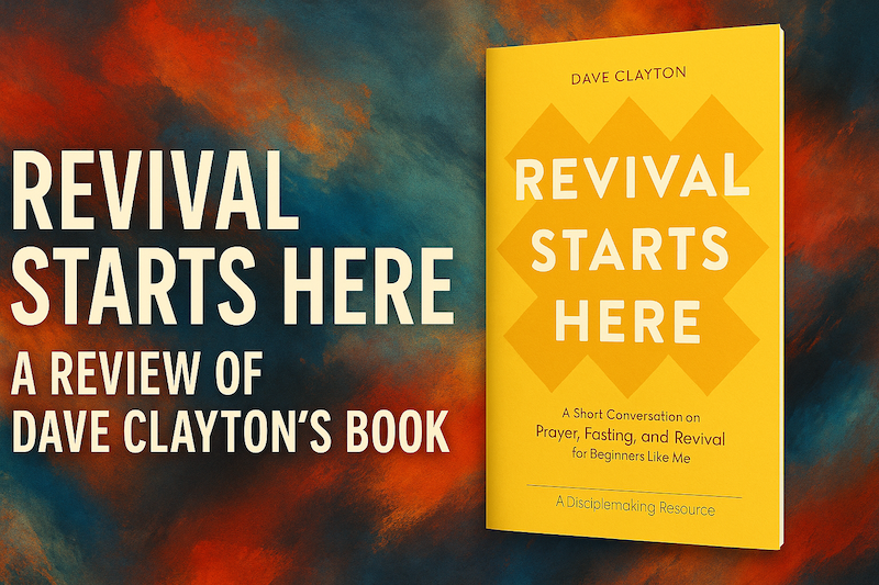 A Review of "Revival Starts Here" by Dave Clayton. Image created by Jeff McLain in ChatGPT.