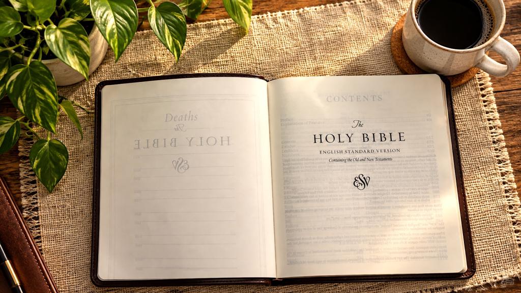 Review of ESV Large Print Thinline Reference Bible.