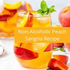 non alcoholic peach sangria