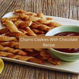 churro cookies with chocolate