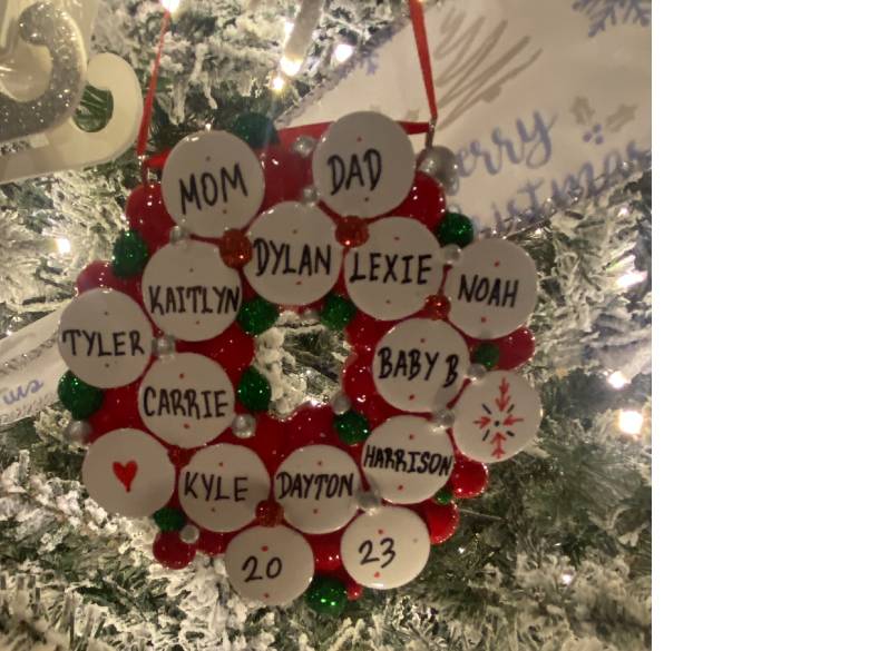 Christmas Traditions continue with family ornament
