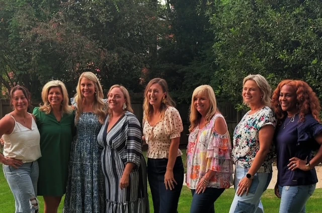 Speakers and Authors for Bloom Again at Friday evening's get together to prepare for Saturday!