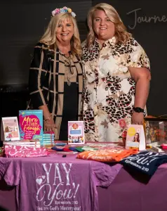 introducing the yay you movement with products for sale on a table at Bloom Again KC
