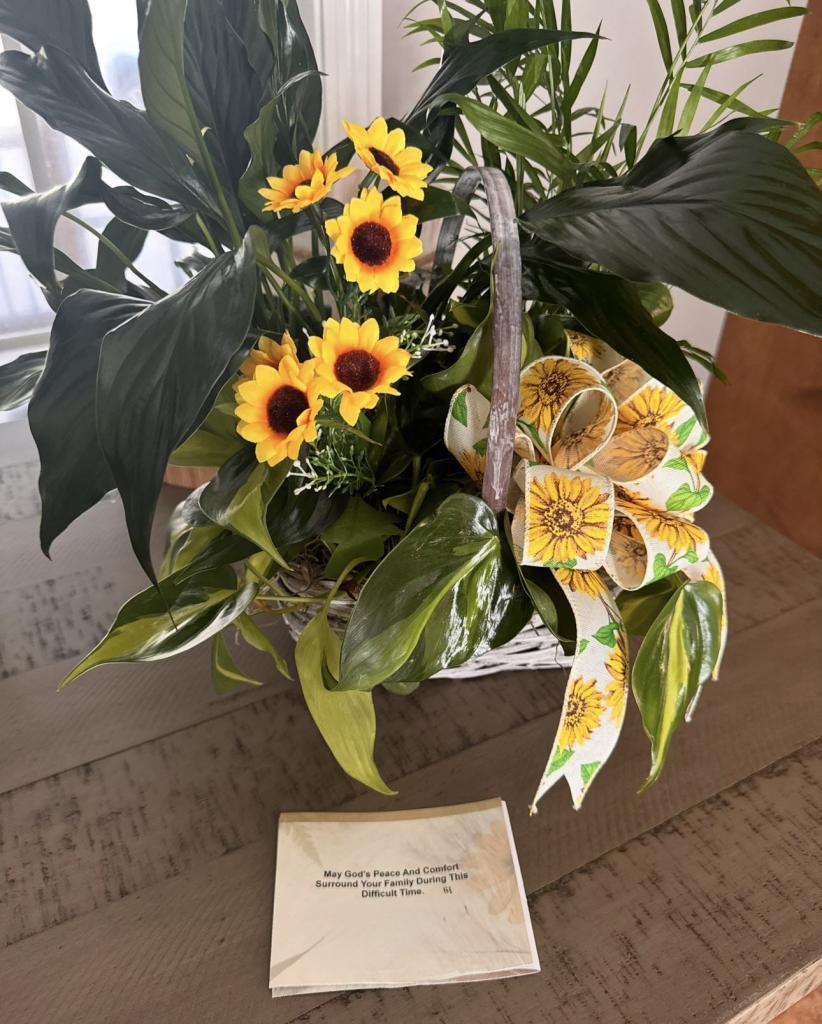 Sunflower arrangement