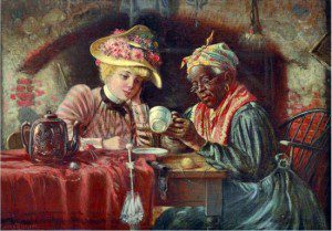 Harry-Roseland-Reading-the-Tea-Leaves-at-Table-Undated