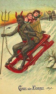 Krampus post-card. 