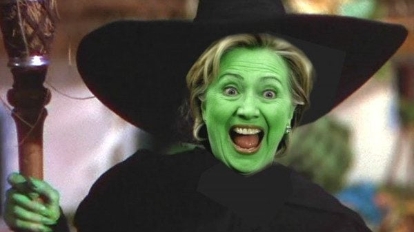 Image result for pic of witch hillary"