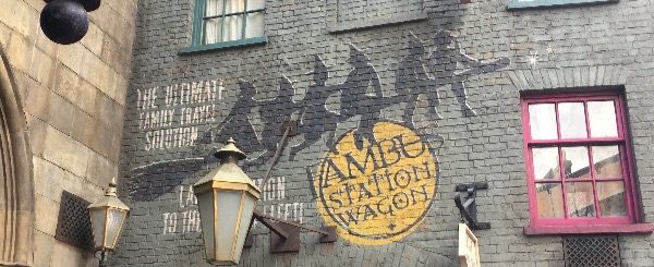 Add leading in and out of Diagon Alley.  Of course I took pictures of anything Witch related.  